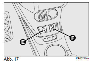 Ford Ka. Sitzheizung - Abb. 17 (wo vorgesehen)