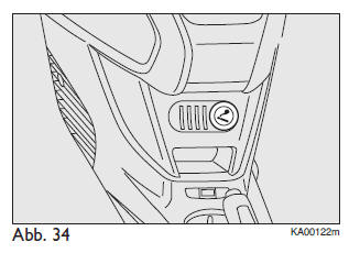 Ford Ka. ZIGARRENANZÜNDER (wo vorgesehen)