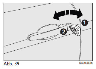 Ford Ka. Zum Verriegeln