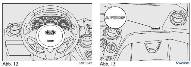 Ford Ka. FRONTAIRBAGS