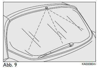 Ford Ka. Heckscheibe (Heckscheibenwaschanlage)