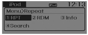 MENU: iPod