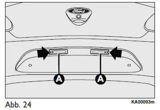 Ford Ka. KENNZEICHENLEUCHTE