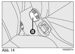 Ford Ka. Einstellen der Rückenlehnenneigung