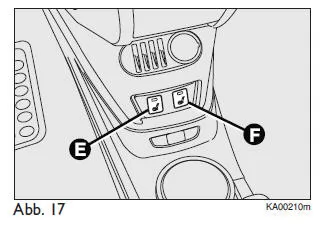 Ford Ka. Sitzheizung - Abb. 17 (wo vorgesehen)
