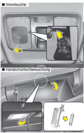 Glühlampe der Dritten Bremsleuchte ersetzen