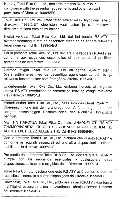 Toyota Aygo. Toyota Aygo. Zertifizierungen für das intelligente Einstiegs- und Startsystem